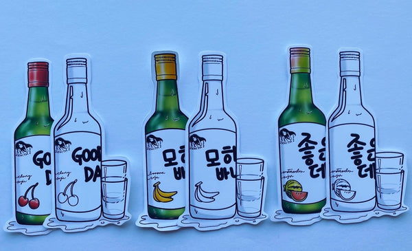 Discontinued - Soju Bottle Stickers ~Part 2~